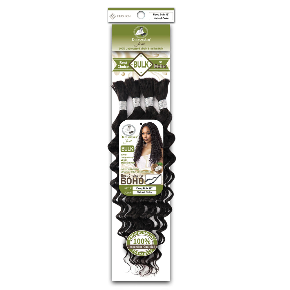 Dressmaker Youth 100% Unprocessed Virgin Brazilian Deep Bulk