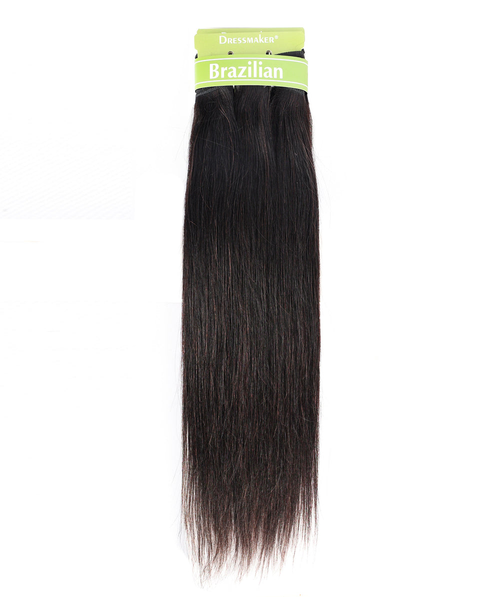 Dressmaker Youth 100% Unprocessed Virgin Brazilian Hair Straight Weave Natural Color