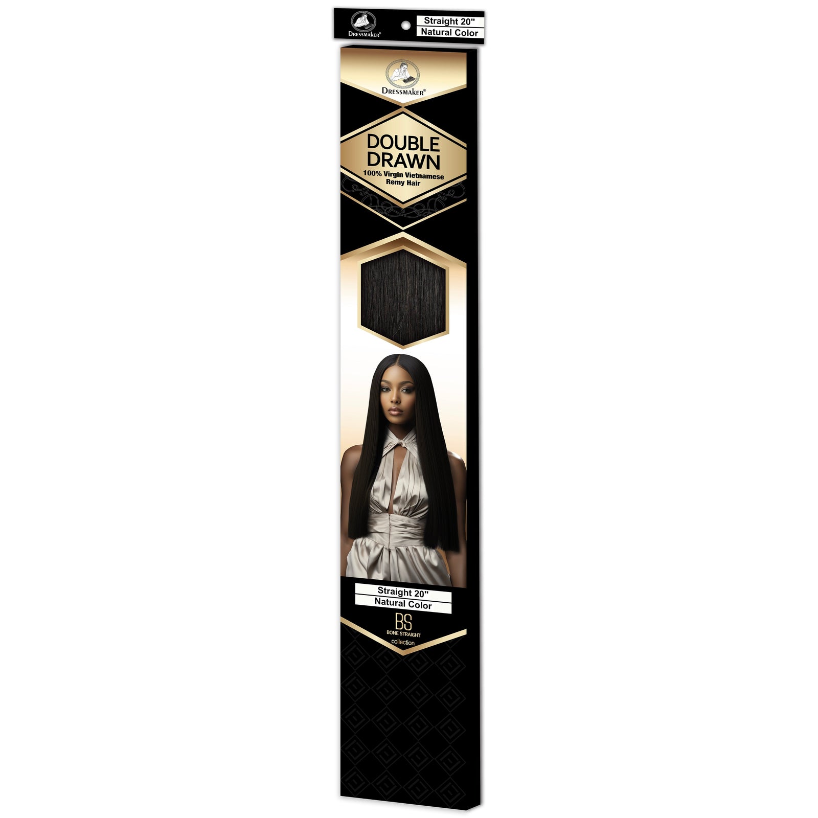 Dressmaker 100% Virgin Vietnamese Bone Straight Double Drawn Remy Hair