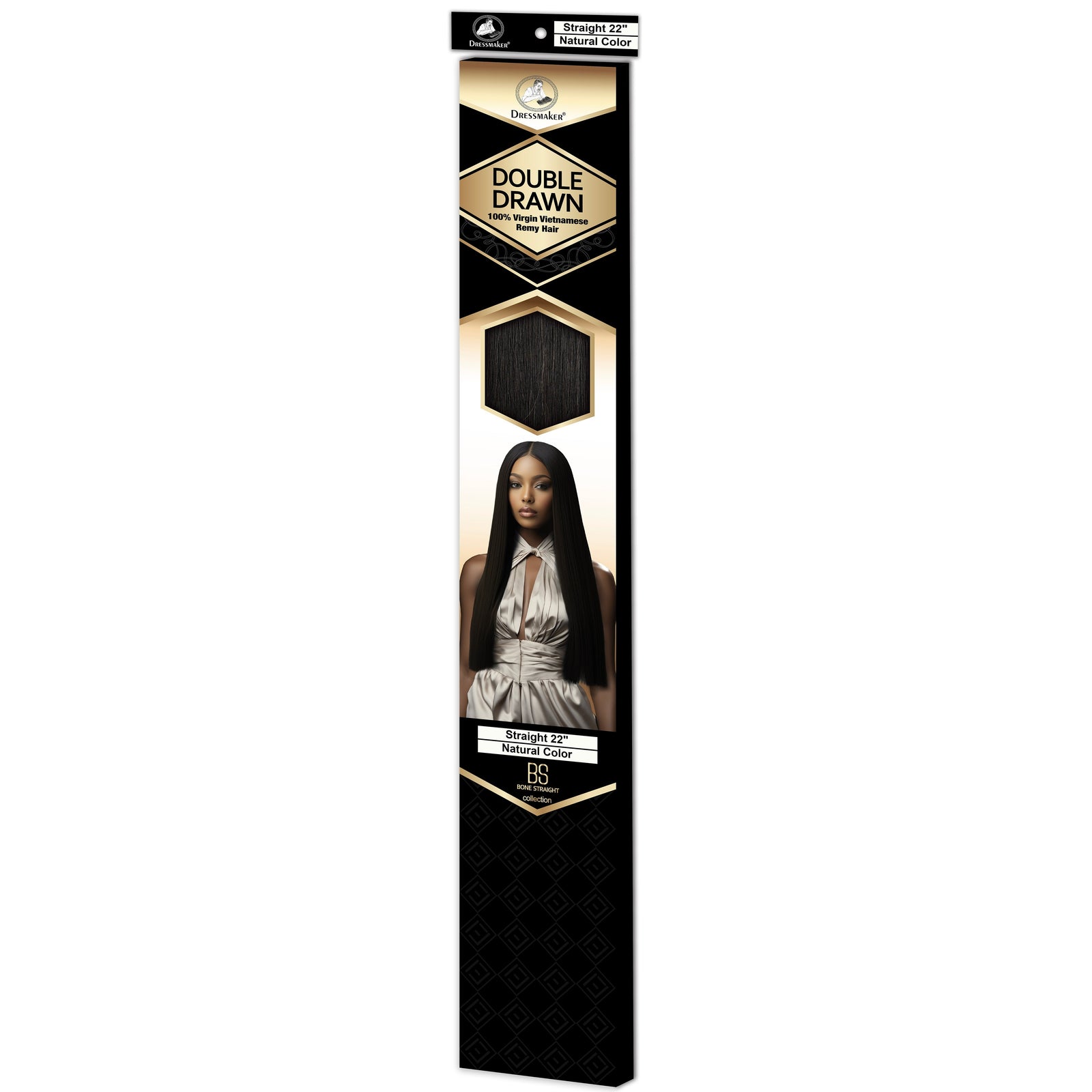 Dressmaker 100% Virgin Vietnamese Bone Straight Double Drawn Remy Hair