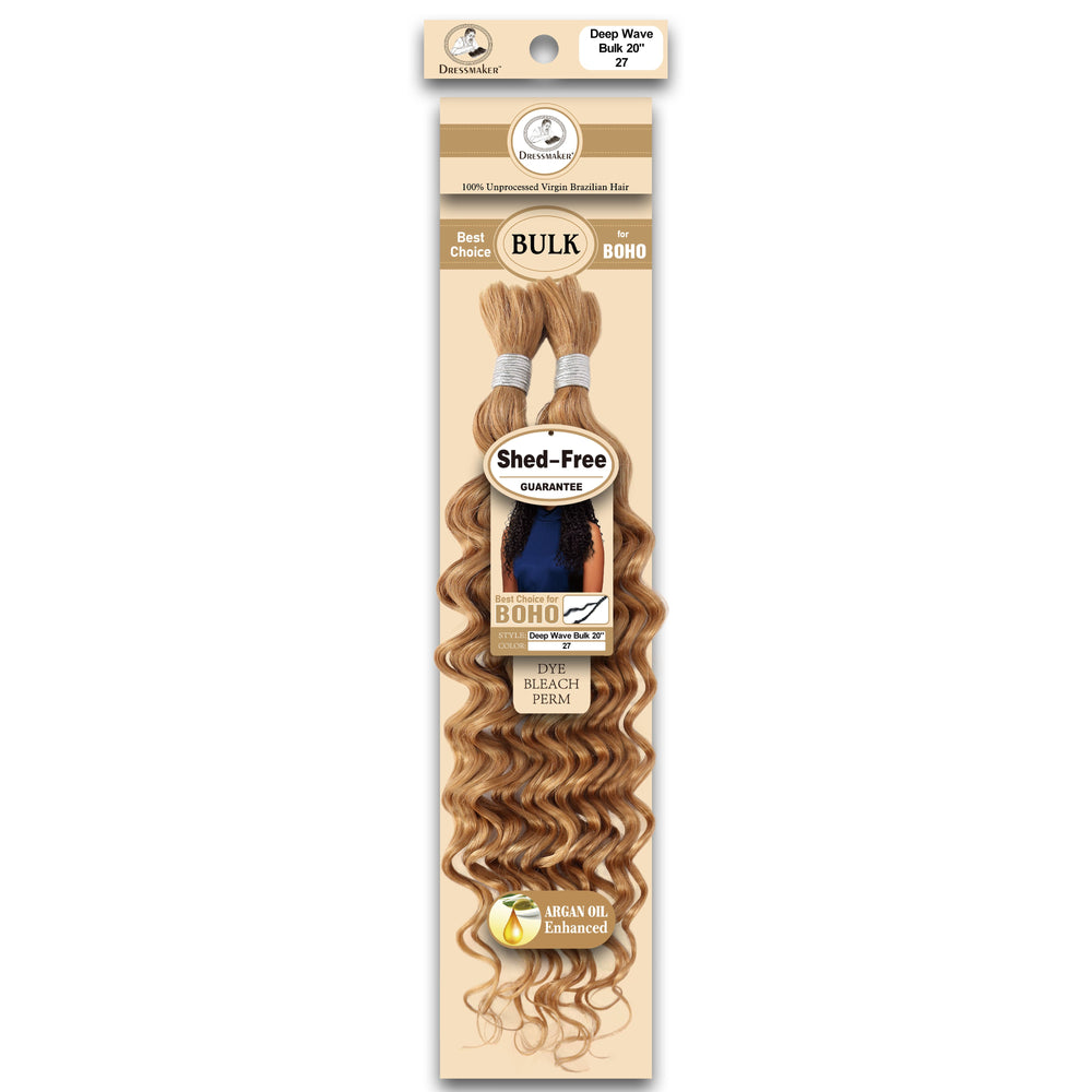 Dressmaker 100% Unprocessed Virgin Brazilian Boho Braids Deep Bulk 20"