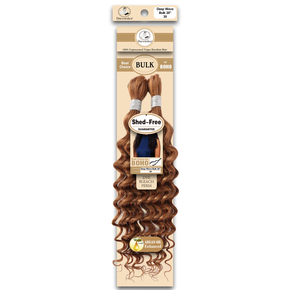 Dressmaker 100% Unprocessed Virgin Brazilian Boho Braids Deep Bulk 20"