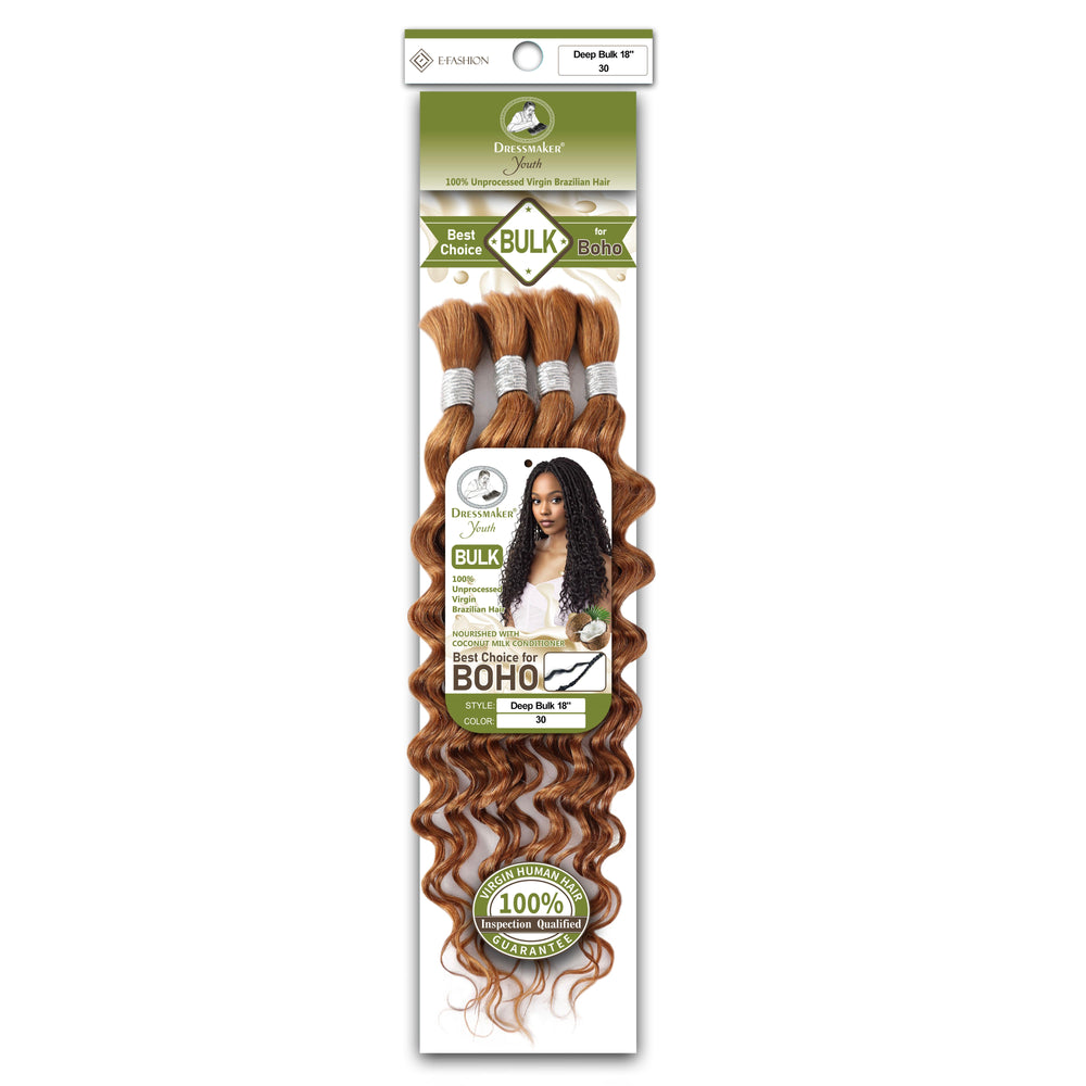 Dressmaker Youth 100% Unprocessed Virgin Brazilian Deep Bulk