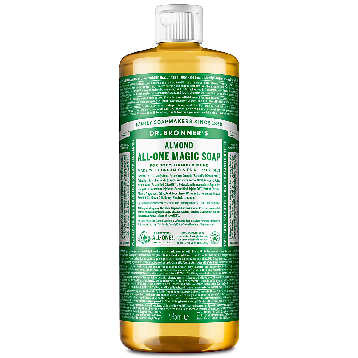 Dr. Bronner’s Almond Pure-Castile Liquid Soap