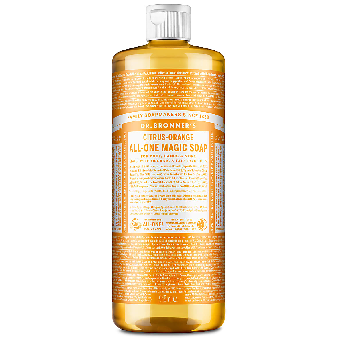 Dr. Bronner’s  Citrus Pure-Castile Liquid Soap