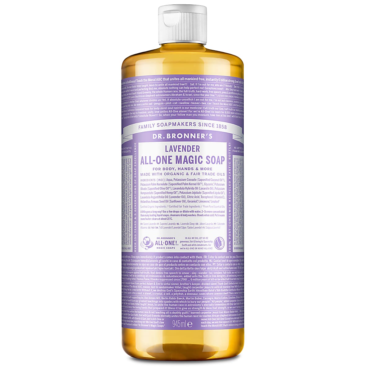 Dr. Bronner’s Lavender Pure-Castile Liquid Soap
