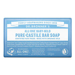 Dr. Bronner Baby Unscented Pure-Castile Bar Soap 140g