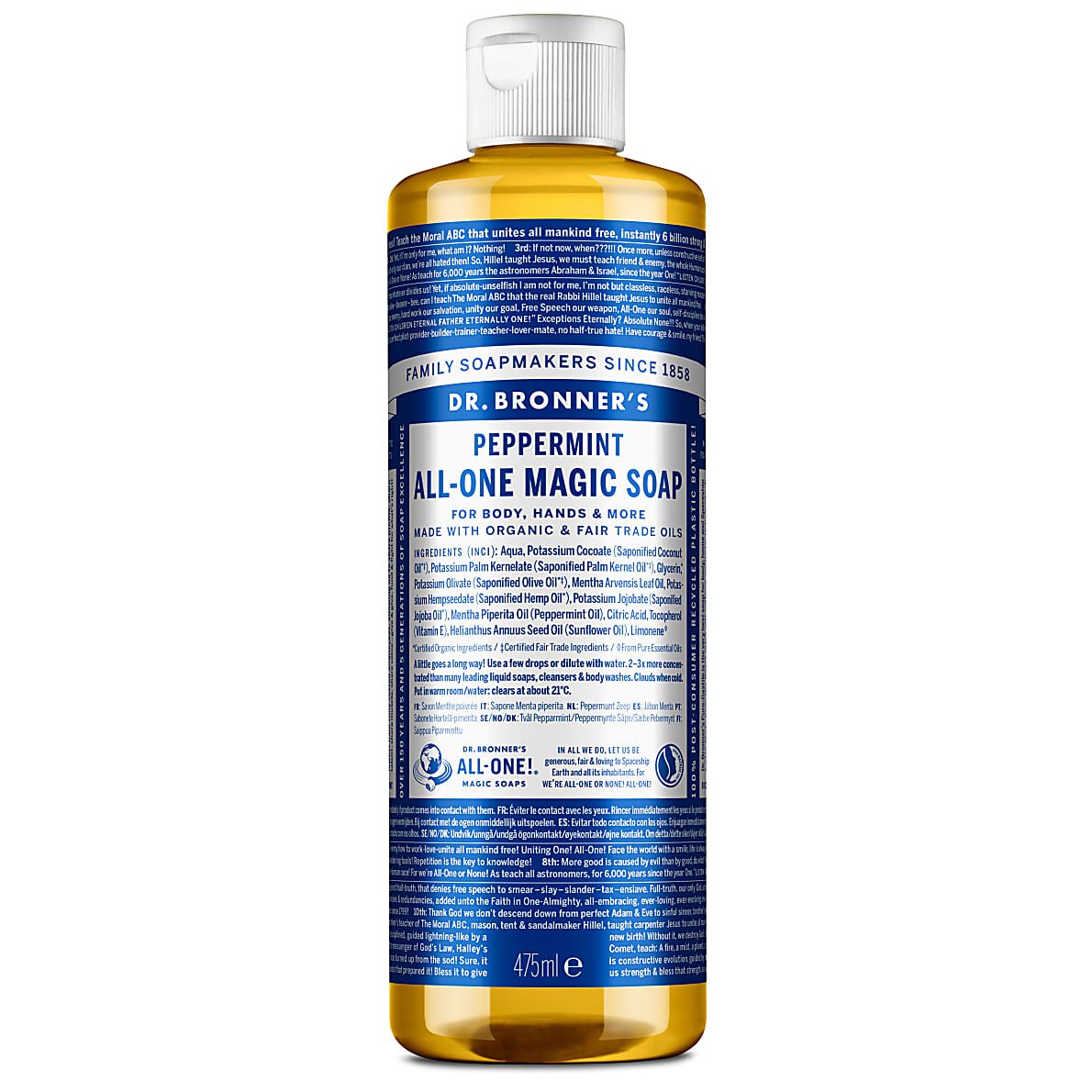 Dr. Bronner’s Peppermint Pure-Castile Liquid Soap