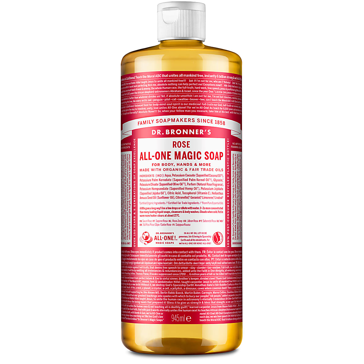 Dr. Bronner’s Rose Pure-Castile Liquid Soap