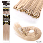 Dressmaker 100% Human Remy European Micro-Loop Straight Hair Extensions (100pcs)