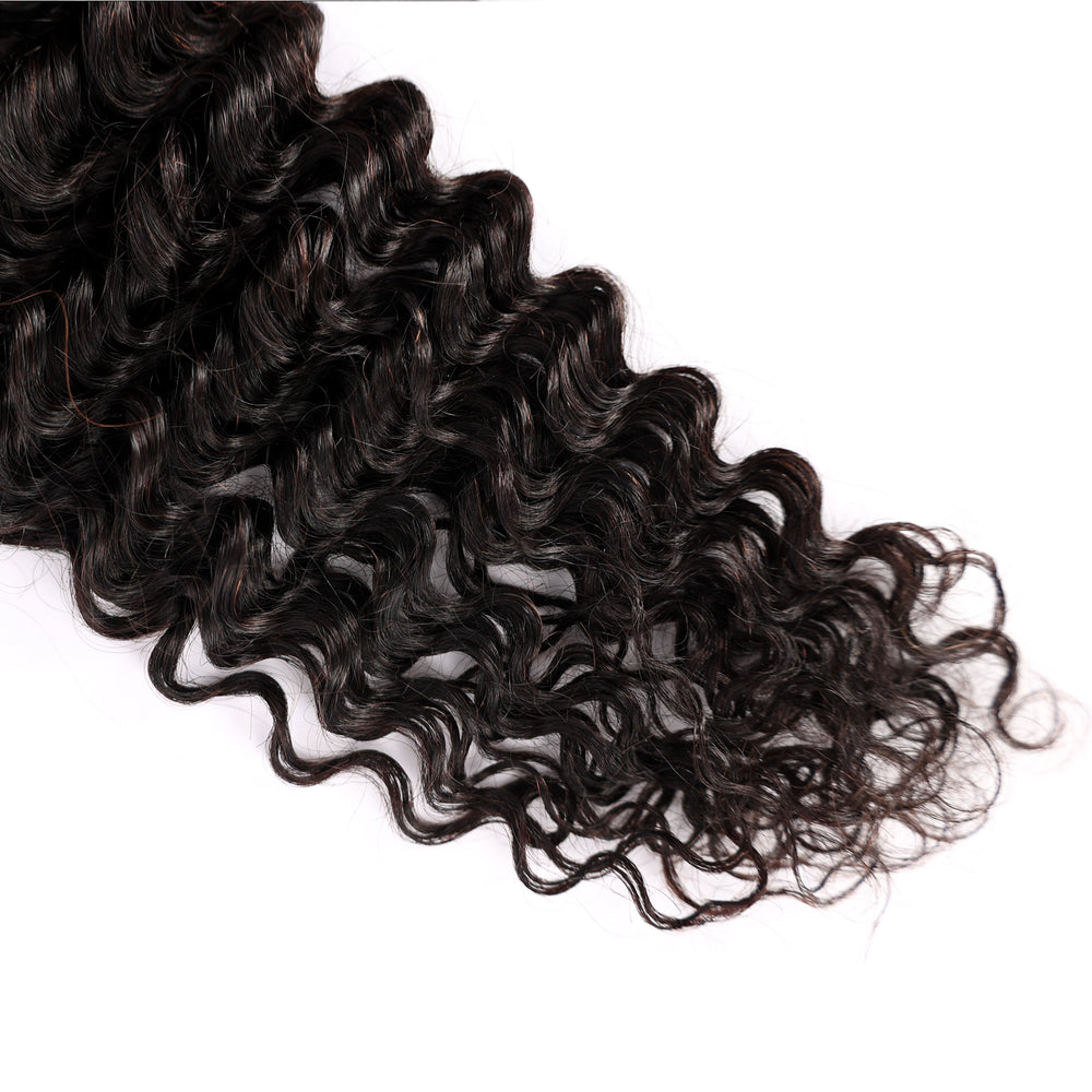 DRESSMAKER 100% UNPROCESSED VIRGIN  BRAZILIAN HAIR  DEEP WAVE  NATURAL COLOR