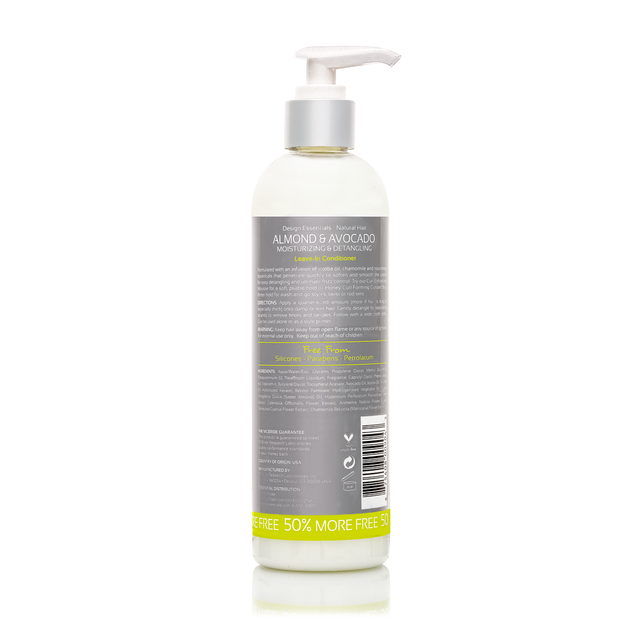 Design Essentials Almond & Avocado Detangling Leave-In Conditioner 350g/12oz