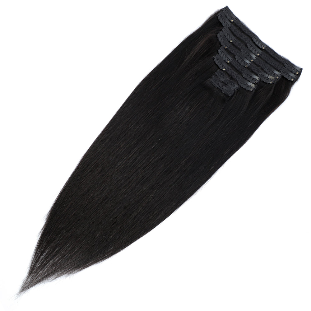 Dressmaker 8-Piece 18" Clip-In Hair Extensions Double Weft Straight