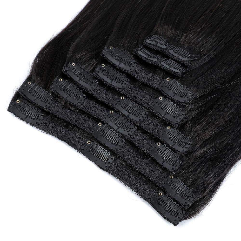 Dressmaker 8-Piece 18" Clip-In Hair Extensions Double Weft Straight