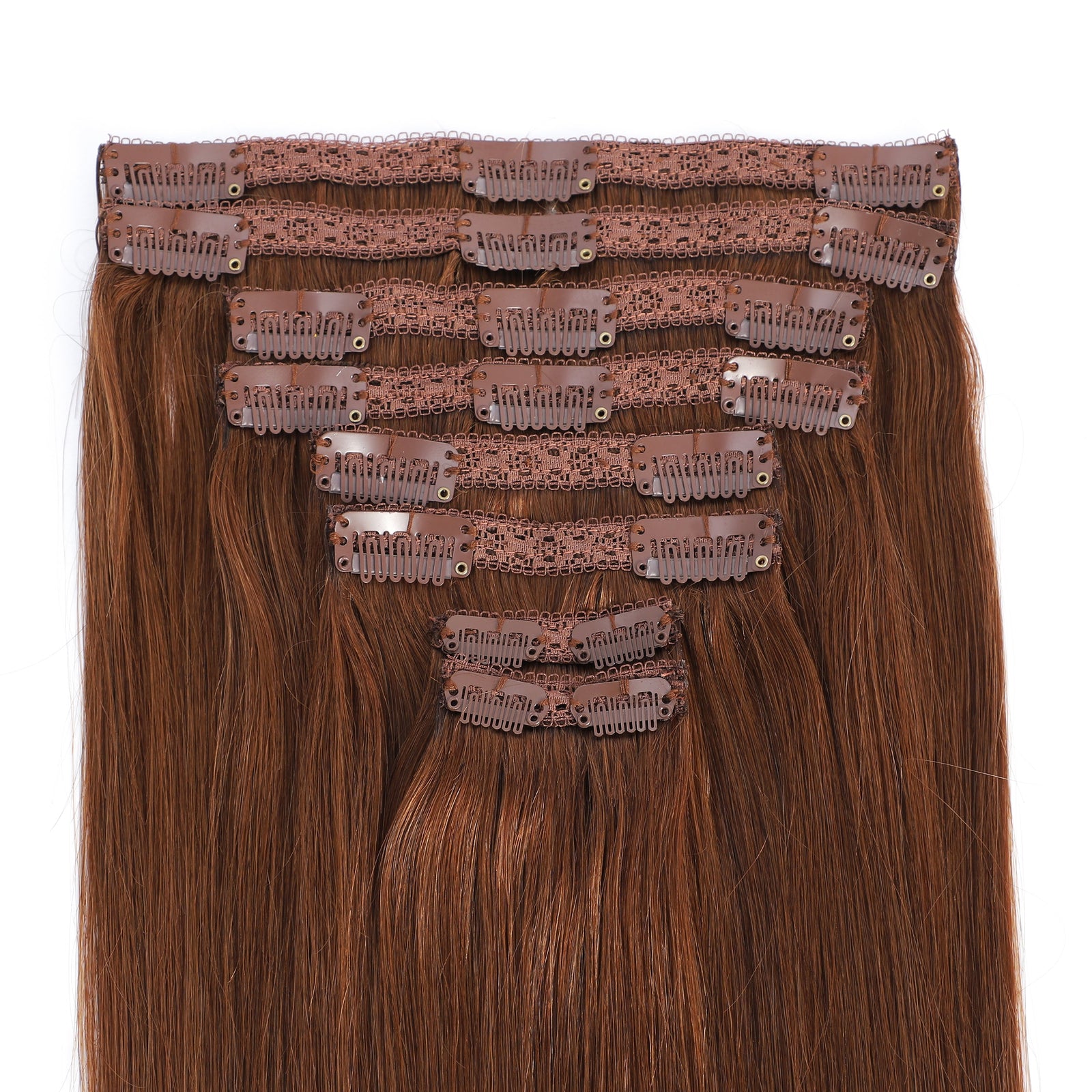 Dressmaker 8-Piece 14" Clip-In Hair Extensions Double Weft Straight