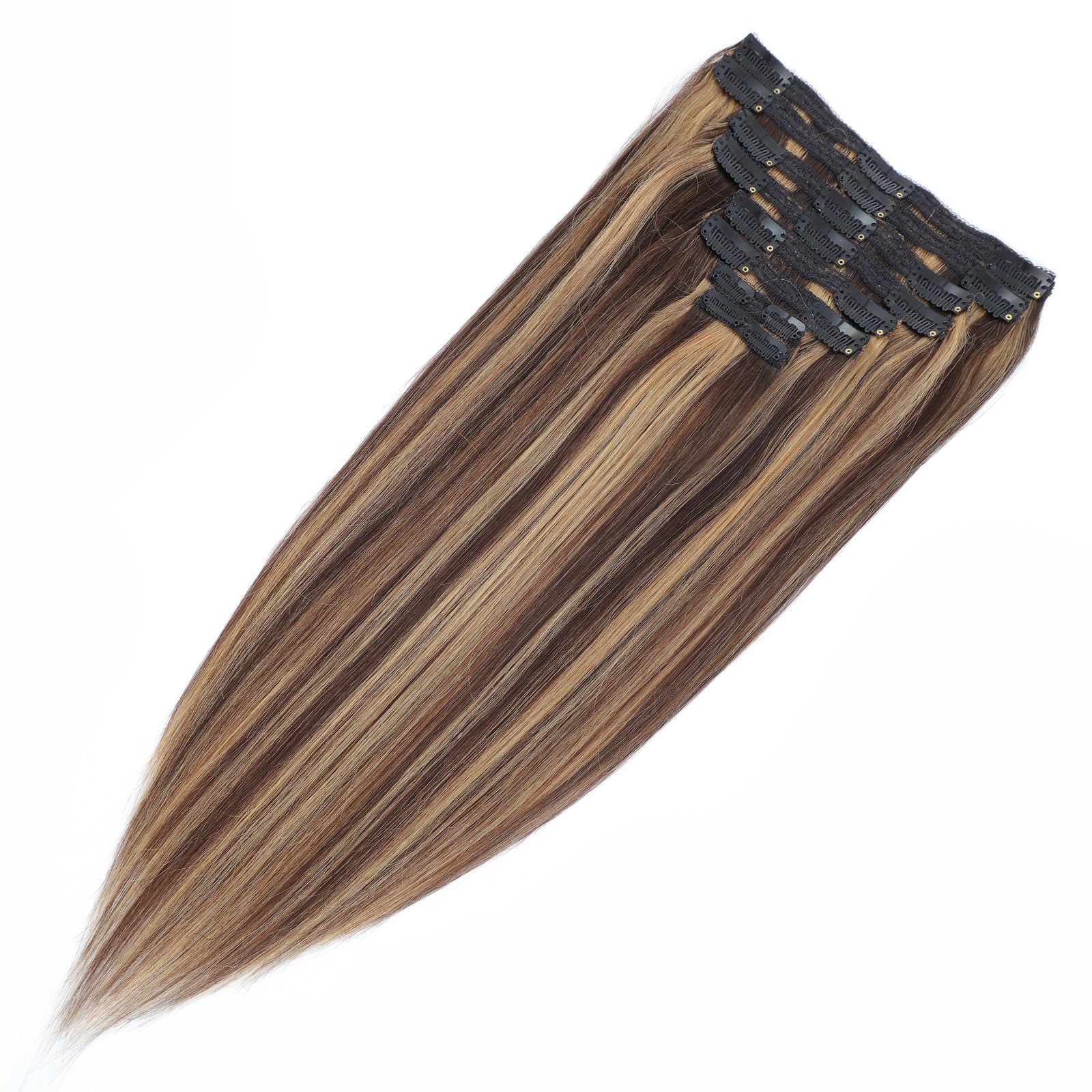 Dressmaker 8-Piece 14" Clip-In Hair Extensions Double Weft Straight