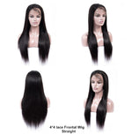 Dressmaker Brazillian Swiss Lace Frontal 4x4 Wig Straight