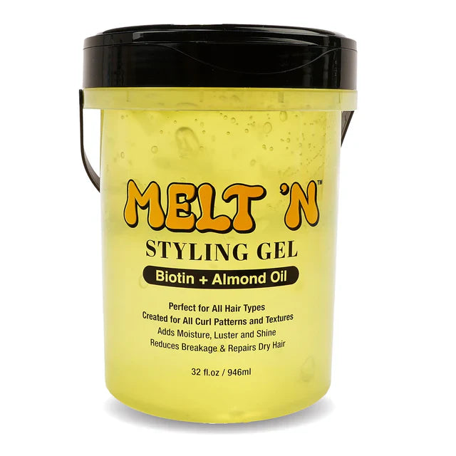 Ebin Melt’N Styling Gel  Almond Oil + Biotin 480ml