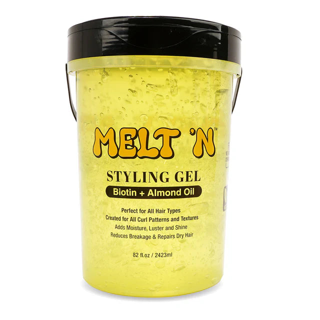Ebin Melt’N Styling Gel  Almond Oil + Biotin 480ml