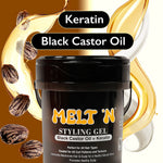 Ebin Melt’N Styling Gel Black Castor Oil + Keratin 2423ml