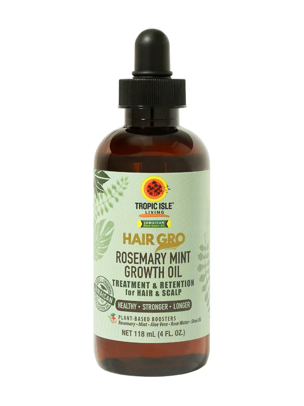 Tropic Isle Living Hair Gro Rosemary Mint Growth Oil 118ml