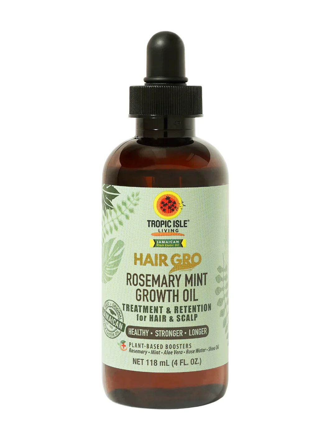 Tropic Isle Living Hair Gro Rosemary Mint Growth Oil 118ml