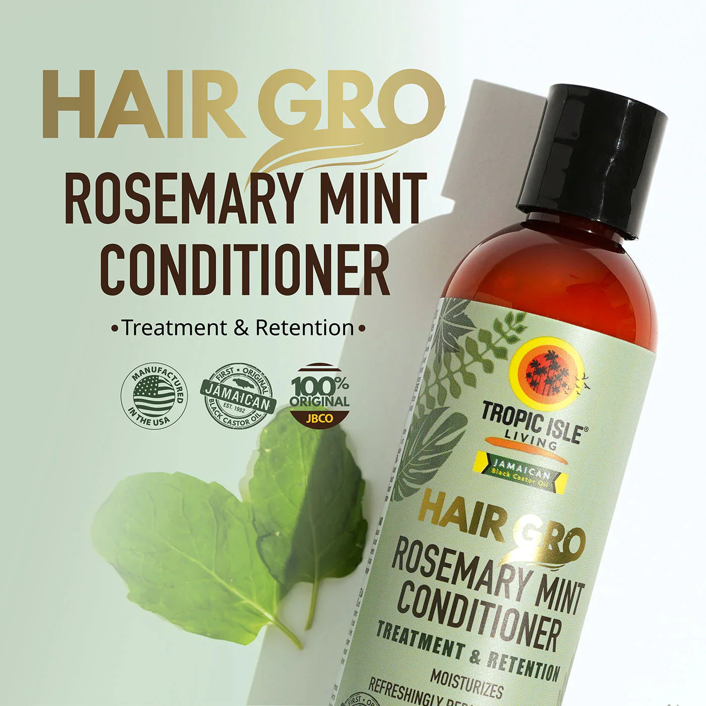 Tropic Isle Living Hair Gro Rosemary Mint Conditioner 237ml