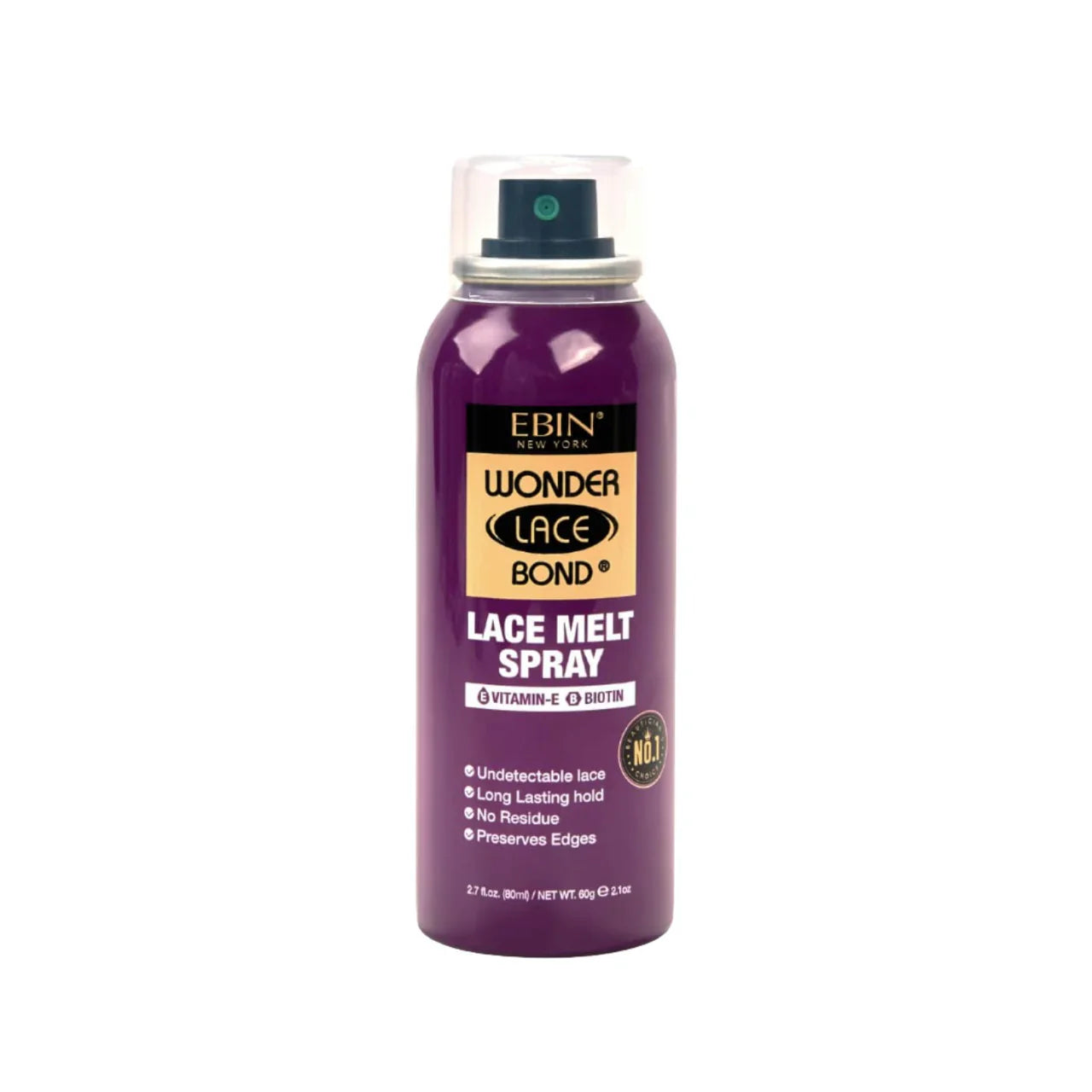 Ebin Wonder Lace Bond Lace Melt Aerosol Spray Vitamin E 80ml