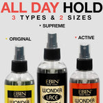Ebin Wonder Lace Bond Extreme Firm Hold Lace Melting Spray Active 250ml