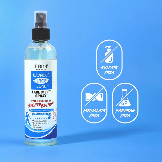 Ebin Wonder Lace Bond Lace Melt Spray Sports Edition 250ml