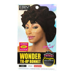 Ebin Wonder Wig Tie Up Bonnet Black