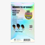 Ebin Wonder Wig Tie Up Bonnet Black