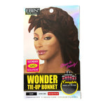 Ebin Wonder Wig Tie Up Bonnet Black