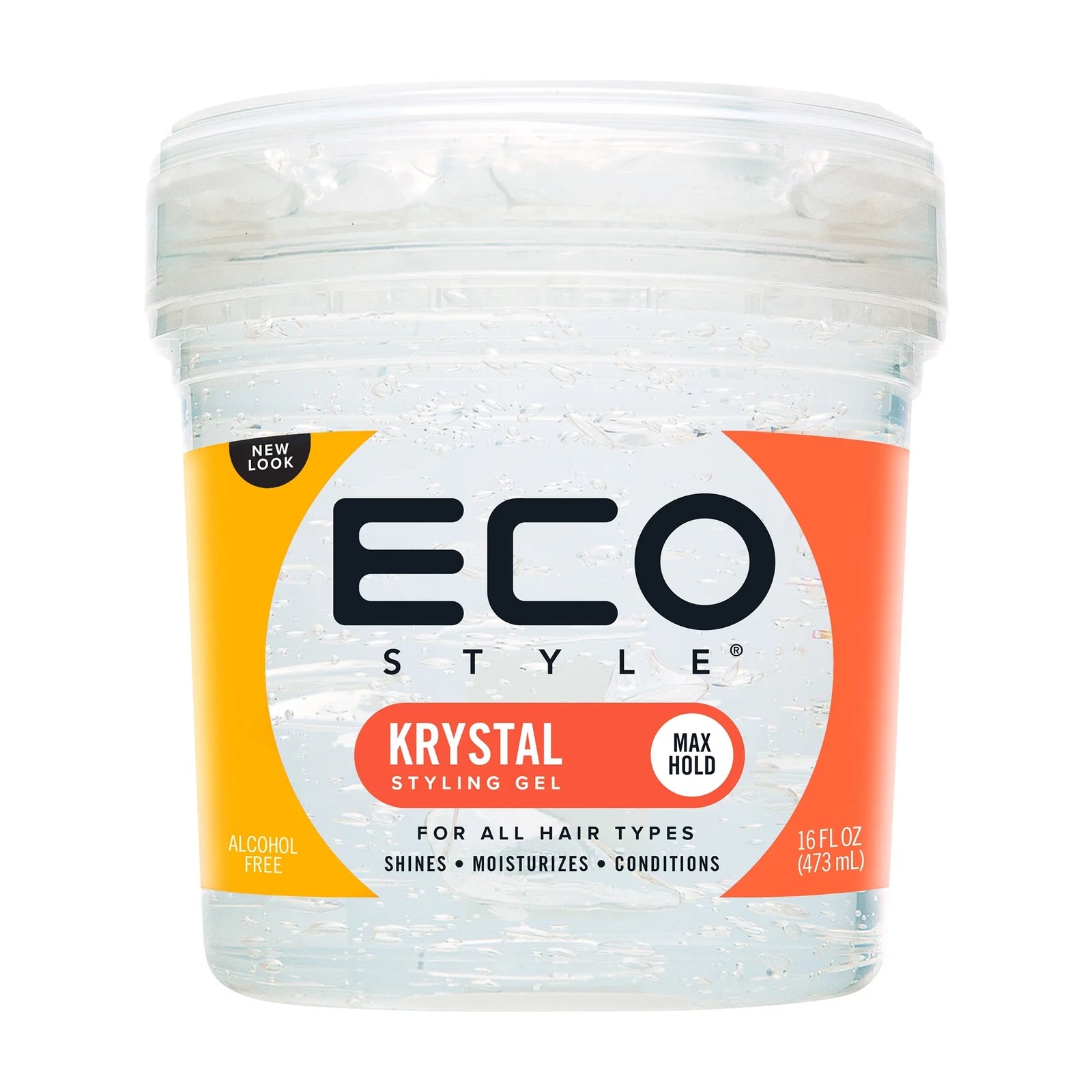 Eco Styler Krystal Clear Hair Styling Gel 473ml/16oz