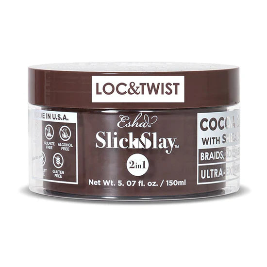 Esha Slick N Slay 2-IN-1 Braid & Edge Gel Cocoa & Shea Butter