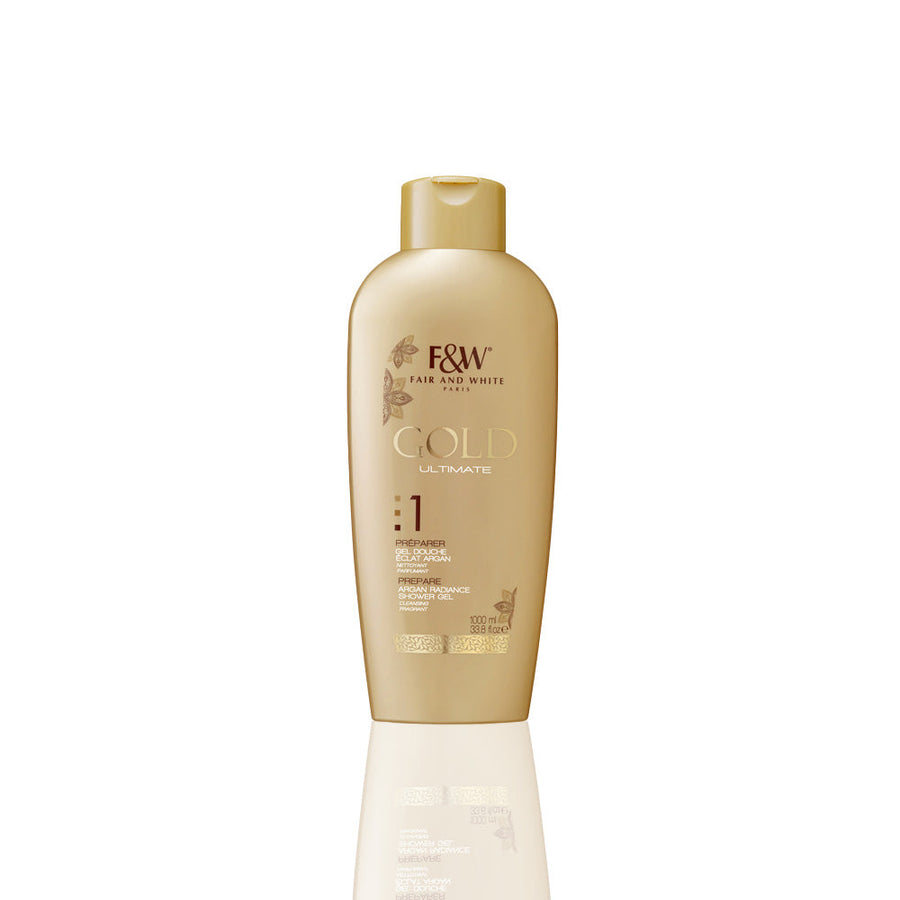 Fair & White No. 1 Gold Argan Oil Radiance Shower Gel 1000ml