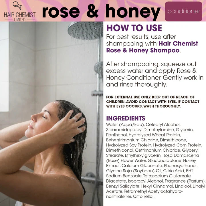 Hair Chemist Rose & Honey Conditioner 1 Litter/33.8oz