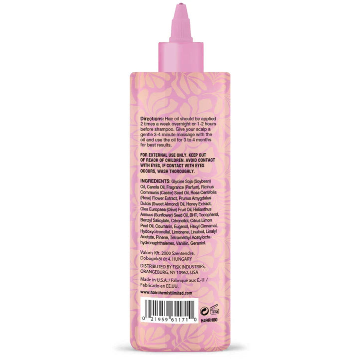 Hair Chemist Rose & Honey Hair Oil  240ml/8oz