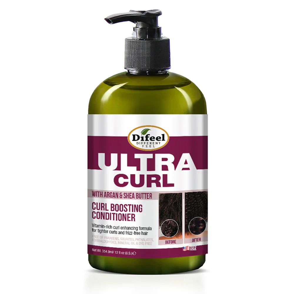 Difeel Ultra Curl with Argan & Shea Butter Curl Boosting Conditioner 12oz