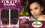 Difeel Ultra Curl with Argan & Shea Butter Curl Boosting Shampoo 12oz