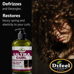 Difeel Ultra Curl with Argan & Shea Butter Curl Boosting Conditioner 12oz