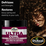 Difeel Ultra Curl with Argan & Shea Butter Curl Boosting Hair Mask