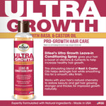 Difeel Ultra Growth Basil & Castor Hair Oil Leave-In Conditioning Spray 235ml