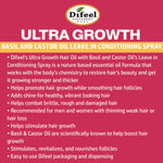 Difeel Ultra Growth Basil & Castor Hair Oil Leave-In Conditioning Spray 235ml
