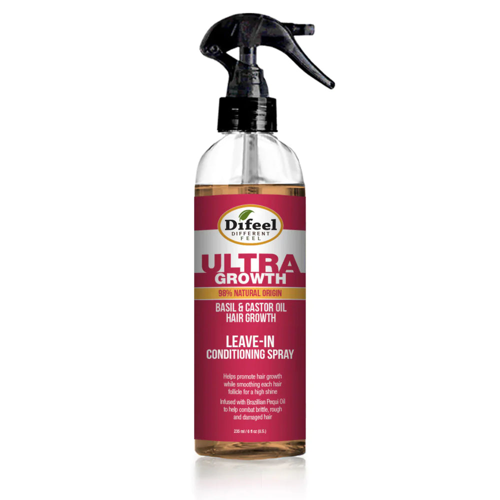 Difeel Ultra Growth Basil & Castor Hair Oil Leave-In Conditioning Spray 235ml