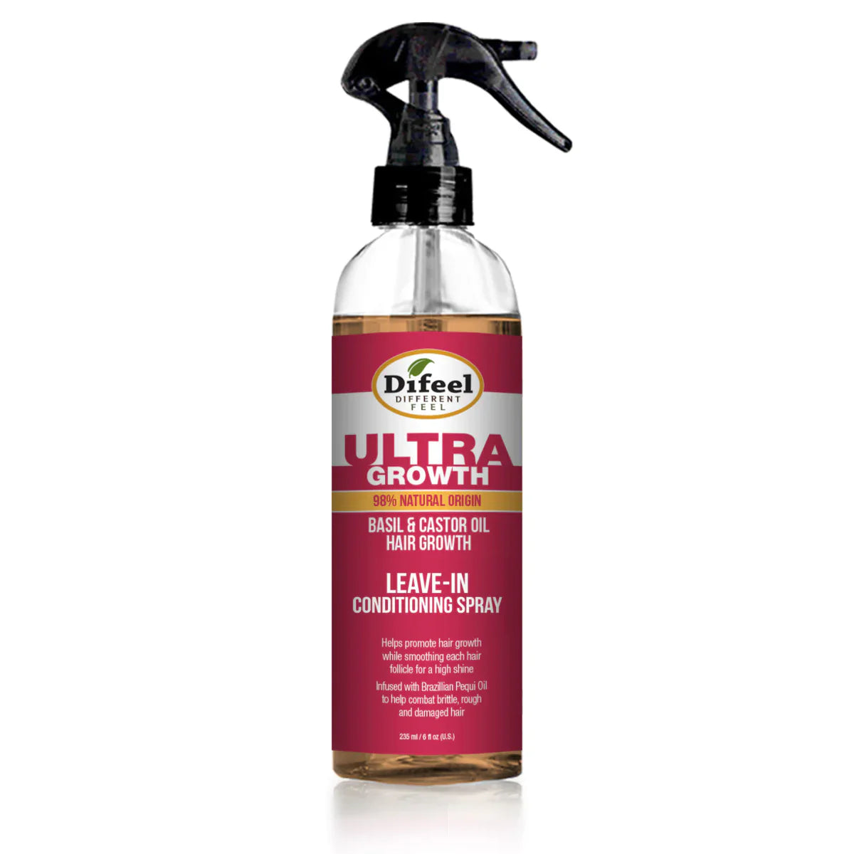 Difeel Ultra Growth Basil & Castor Hair Oil Leave-In Conditioning Spray 235ml