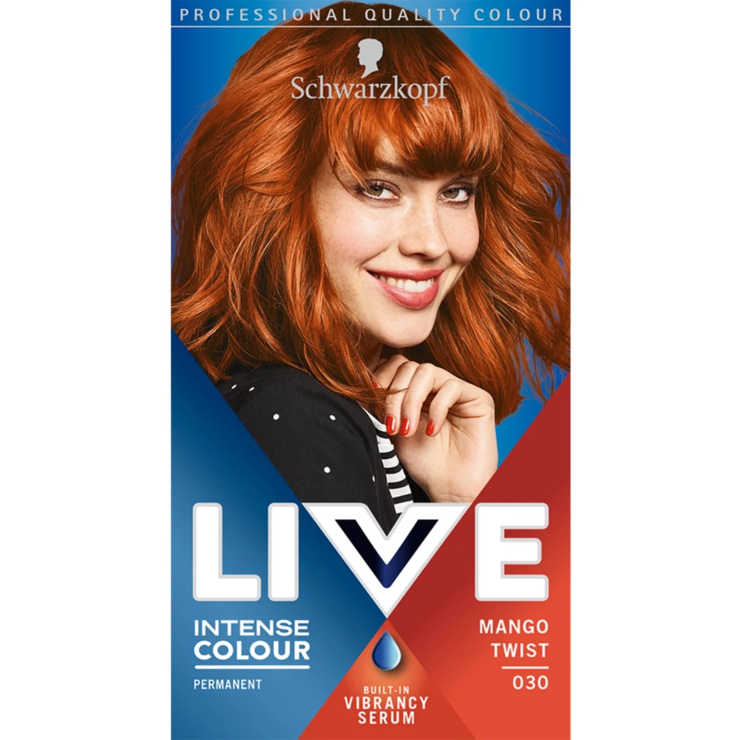 Schwarzkopf Live Intense Colour Permanent Hair Colour Dye 030 Mango Twist