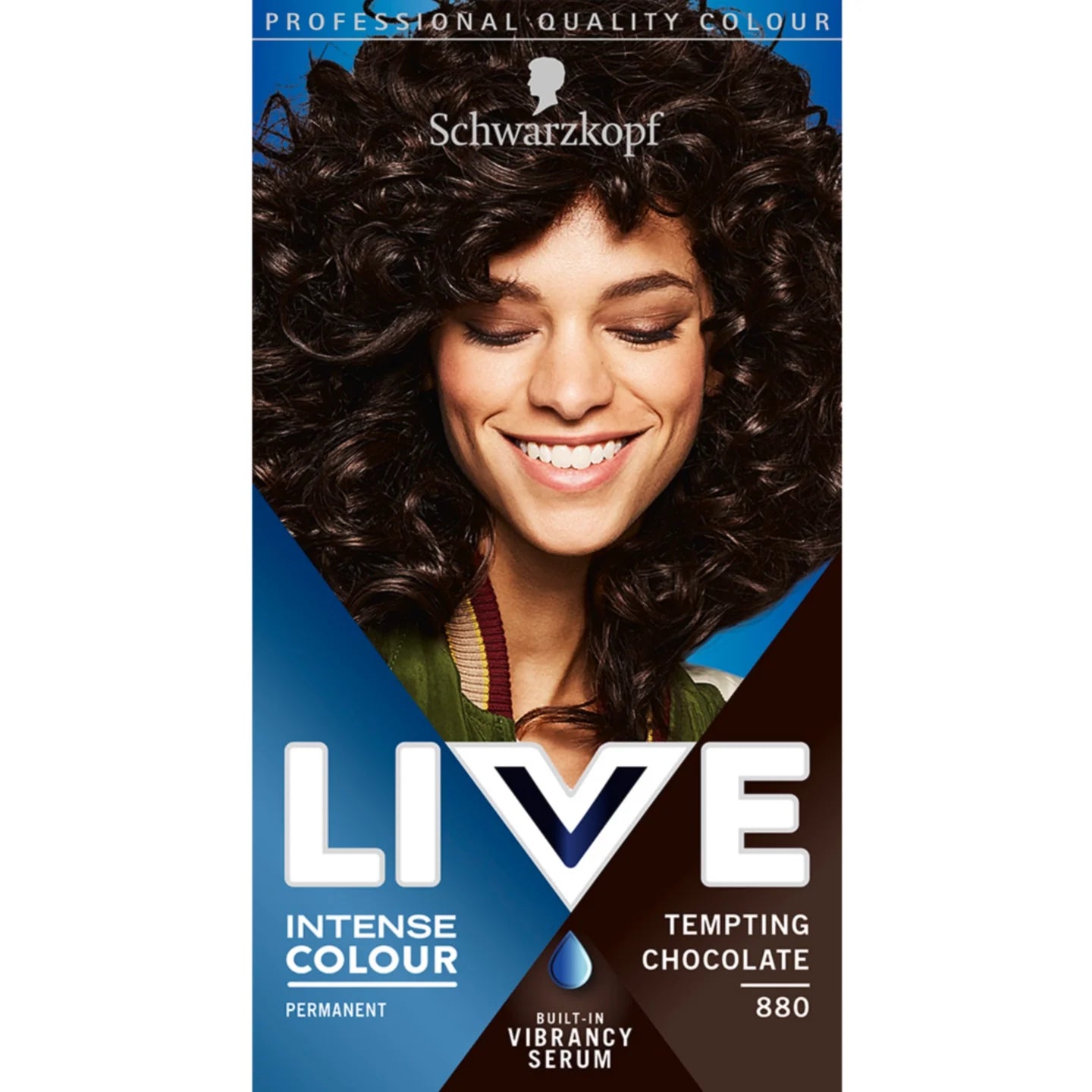 Schwarzkopf Live Intense Colour Permanent Hair Colour Dye 880 Tempting Chocolate