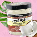Aunt Jackie's Curls & coils  Curl Boss – Coconut Curling Gelée 426g/15oz