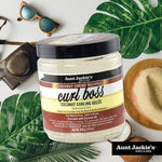 Aunt Jackie's Curls & coils  Curl Boss – Coconut Curling Gelée 426g/15oz